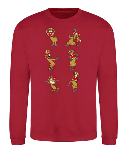 RUTHE - RUDI - Ruthe, Ralph Ruthe, Rudi, Rentier, comic, weihnachten - Sweatshirt