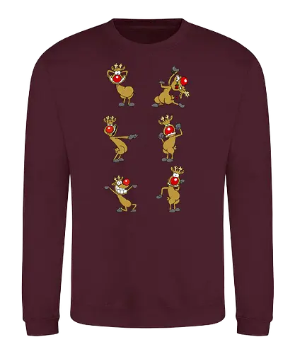 RUTHE - RUDI - Ruthe, Ralph Ruthe, Rudi, Rentier, comic, weihnachten - Sweatshirt