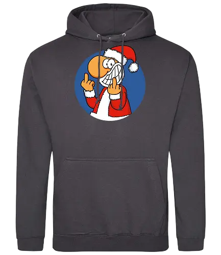 RUTHE - SANTA - Ruthe, Ralph Ruthe, Santa, stinkefinger, Weihnachtsmann - Standard Hoodie