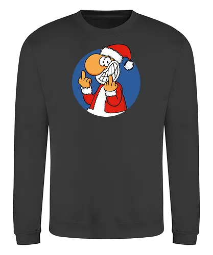 RUTHE - SANTA - Ruthe, Ralph Ruthe, Santa, stinkefinger, Weihnachtsmann - Sweatshirt