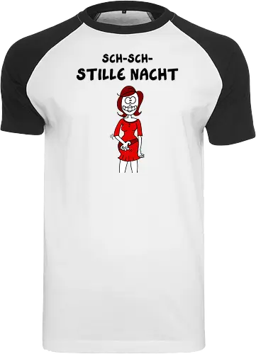 RUTHE - STILLE NACHT - Ruthe, Ralph Ruthe, Stille Nacht, weihnachten - Raglan T-Shirt