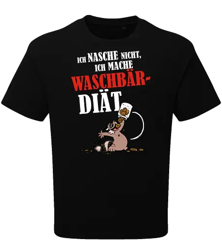 Waschbär-Diät - DerFlix, Flix, waschbär, diät, comic - Oversize T-Shirt