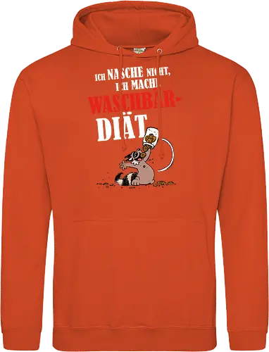 Waschbär-Diät - DerFlix, Flix, waschbär, diät, comic - Standard Hoodie