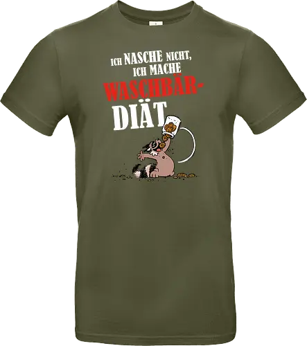 Waschbär-Diät - DerFlix, Flix, waschbär, diät, comic - Standard T-Shirt