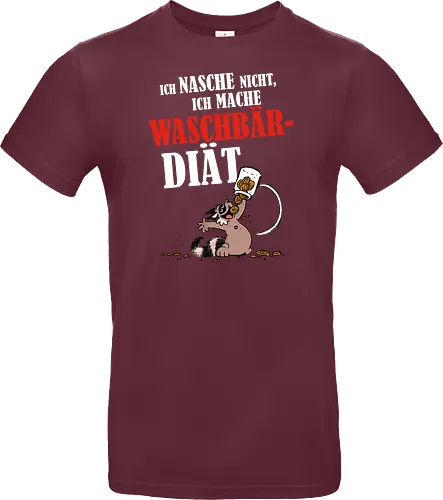 Waschbär-Diät - DerFlix, Flix, waschbär, diät, comic - Standard T-Shirt