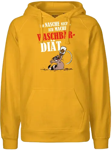 Waschbär-Diät - DerFlix, Flix, waschbär, diät, comic - Fairtrade Hoodie
