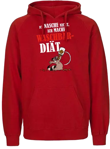 Waschbär-Diät - DerFlix, Flix, waschbär, diät, comic - Fairtrade Hoodie