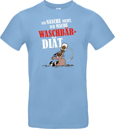 Waschbär-Diät - DerFlix, Flix, waschbär, diät, comic - Standard T-Shirt