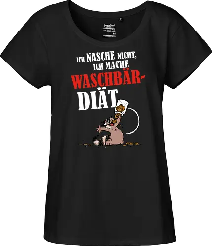 Waschbär-Diät - DerFlix, Flix, waschbär, diät, comic - Fairtrade Girl Shirt