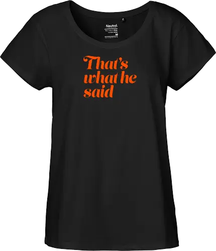 Donnie O'Sullivan - That's what he said