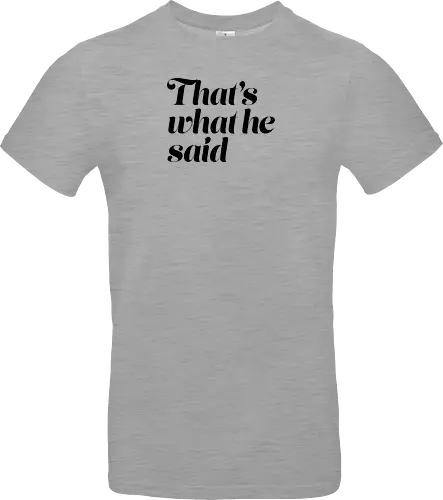 Donnie O'Sullivan - That's what he said (Black)