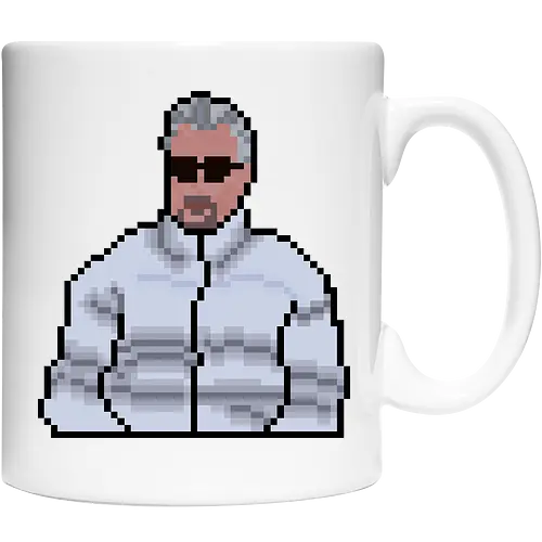Donnie O'Sullivan - Pixel Daunendonnie - Keramiktasse