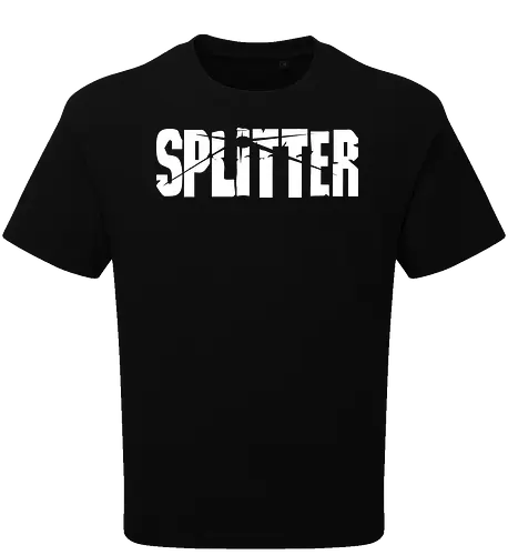 Splitter - Logo weiß - Splitter, Splitter Verlag, Splitter Comics - Oversize T-Shirt