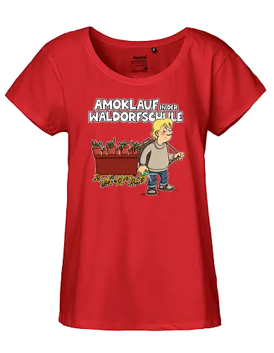 Amoklauf in der Waldorfschule - tot aber lustig, Michael Holtschulte, schule - Fairtrade Girl Shirt