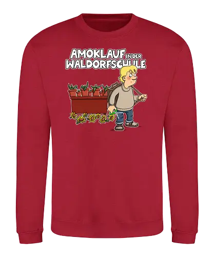 Amoklauf in der Waldorfschule - tot aber lustig, Michael Holtschulte, schule - Sweatshirt