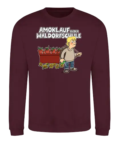 Amoklauf in der Waldorfschule - tot aber lustig, Michael Holtschulte, schule - Sweatshirt