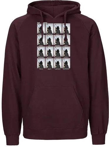 Moods - tot aber lustig, Michael Holtschulte, comic, tod - Fairtrade Hoodie