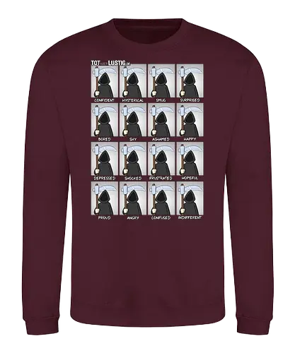 Moods - tot aber lustig, Michael Holtschulte, comic, tod - Sweatshirt