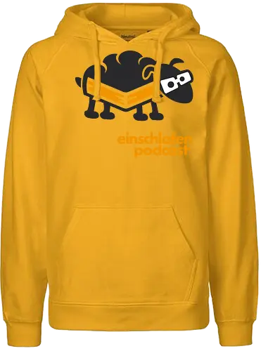 Einschlafen Podcast - Logo - Einschlafen Podcast, podcast - Fairtrade Hoodie