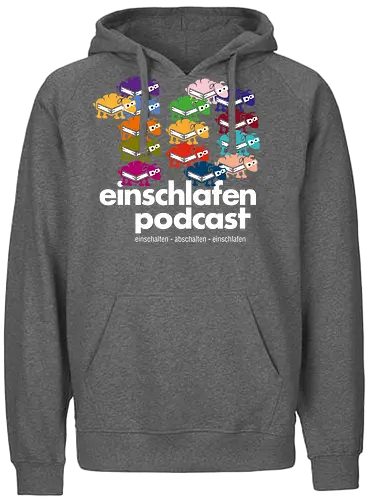 Einschlafen Podcast - 10 Jahre - Einschlafen, Einschlafen Podcast - Fairtrade Hoodie