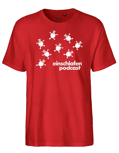Schwebende Schafe - Einschlafen, Einschlafen PoComicast - Fairtrade T-Shirt