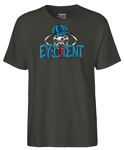 Eyecident - Kappenlogo - eyecident, merchendise, twitch, @eyecident - Fairtrade T-Shirt