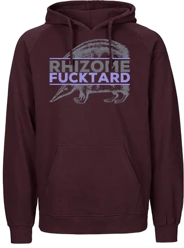 Rhizome Fucktard - zufallsshirt - Fairtrade Hoodie