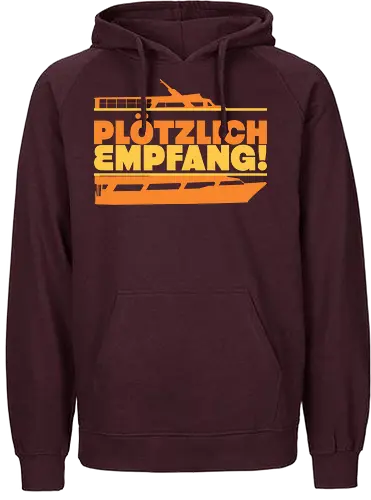 Plötzlich Empfang! - Fairtrade Hoodie