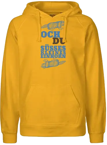 Och du süßes kleines Einhorn - Fairtrade Hoodie