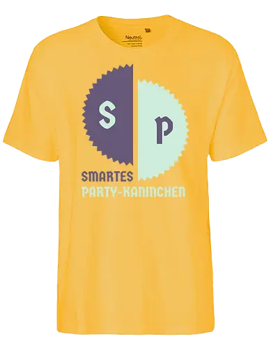 Smartes Party-Kaninchen - Fairtrade T-Shirt