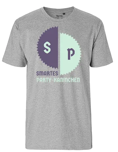 Smartes Party-Kaninchen - Fairtrade T-Shirt