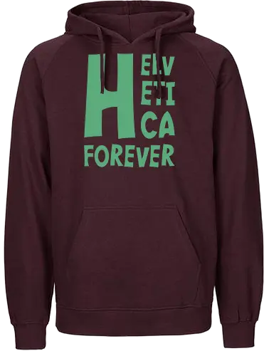 Helvetica Forever - Fairtrade Hoodie