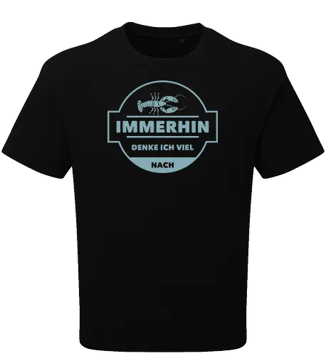 Immerhin denke ich viel nach