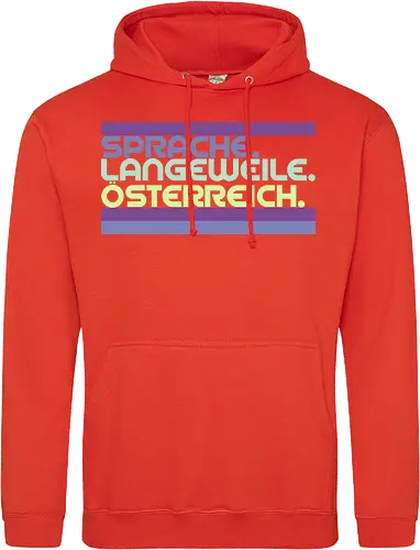Sprache. Langeweile. Österreich.
