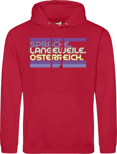 Sprache. Langeweile. Österreich.