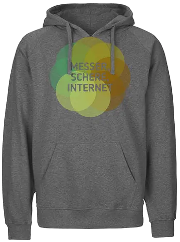 Messer Schere Internet - Fairtrade Hoodie