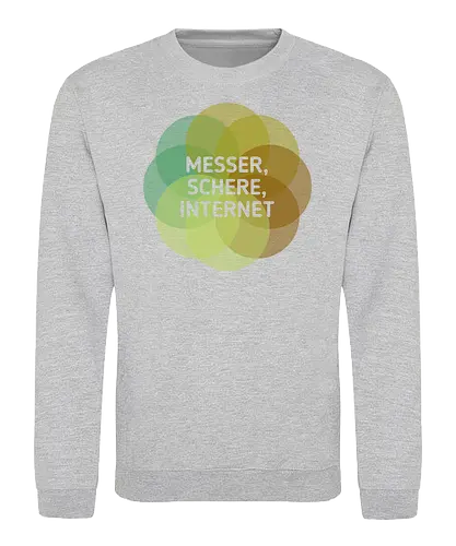 Messer Schere Internet - Sweatshirt