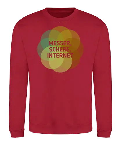 Messer Schere Internet - Sweatshirt