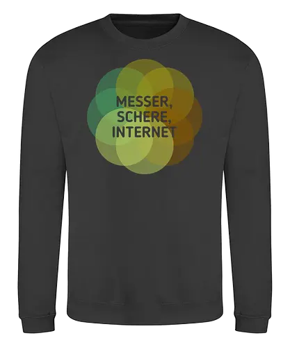 Messer Schere Internet - Sweatshirt