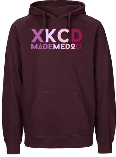 xkcd made me do it - Fairtrade Hoodie