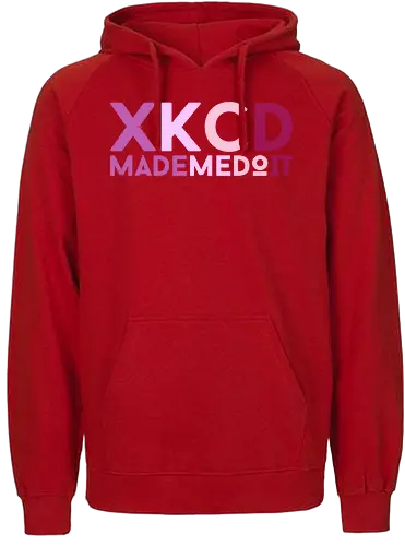 xkcd made me do it - Fairtrade Hoodie