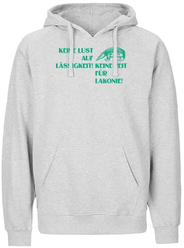 Keine Lust auf Lässigkeit! - Fairtrade Hoodie