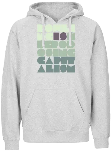 Bowling is microdosing capitalism - Fairtrade Hoodie