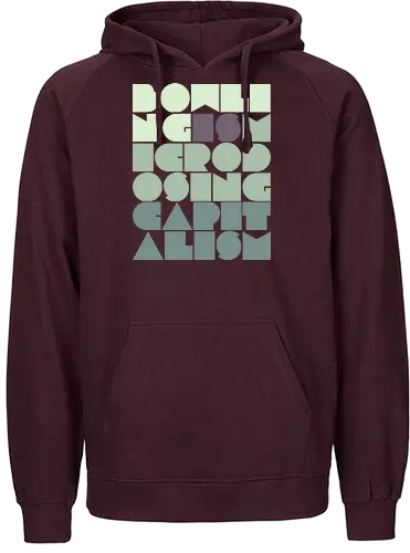 Bowling is microdosing capitalism - Fairtrade Hoodie