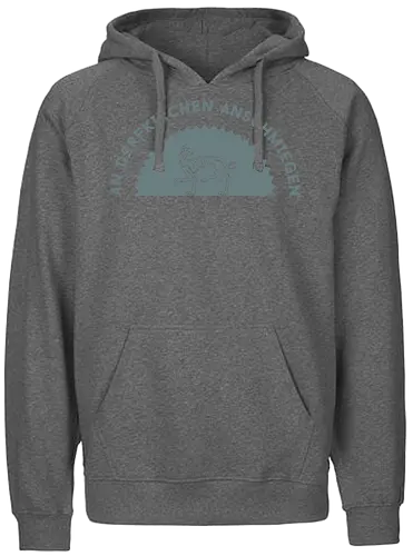 An Dorfkirchen anschmiegen - Fairtrade Hoodie