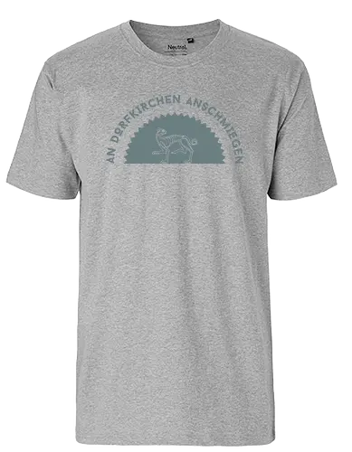 An Dorfkirchen anschmiegen - Fairtrade T-Shirt
