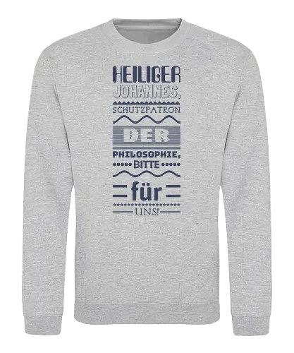 Heiliger Johannes, Schutzpatron der Philosophie - Sweatshirt