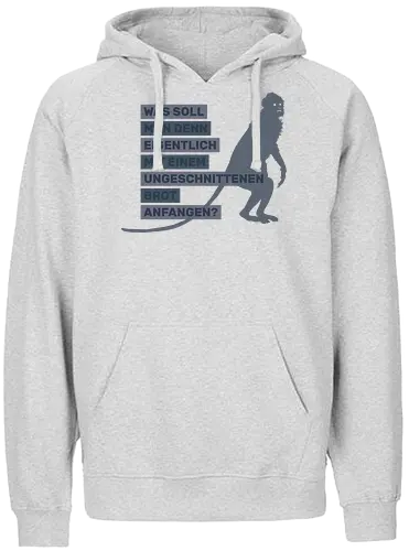 Ungeschnittenes Brot - Fairtrade Hoodie