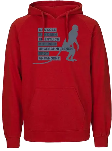 Ungeschnittenes Brot - Fairtrade Hoodie
