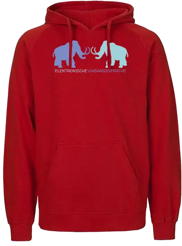 Elektronische Umgangssprache - Fairtrade Hoodie